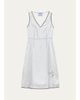 Prada Striped V-Neck Midi Dress - 1