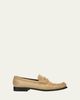 Prada Suede Moccasin Loafers - 1
