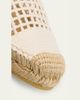 Prada Triangle Logo Crochet Espadrilles - 4