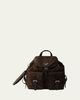 Prada Vela Leather-Trim Re-Nylon Backpack - 1