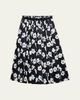 Prada Wildflower Cotton Midi Skirt - 1