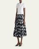 Prada Wildflower Cotton Midi Skirt - 2