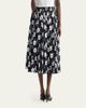 Prada Wildflower Cotton Midi Skirt - 3