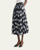 Prada Wildflower Cotton Midi Skirt - 4