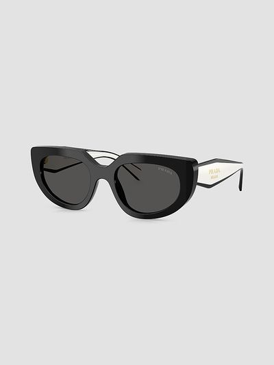 Prada Women's 54MM Oval Cat-Eye Sunglasses