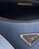Prada Women's Aimee Large Nubuck Leather Shoulder Bag - 8