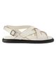 Prada Women's Antiqued Leather Sandals - 6