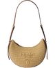 Prada Women's Arqué Small Crochet and Leather Hobo Bag - 9