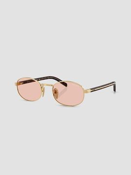Prada Women's B53S Oval Sunglasses