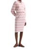Prada Women's Bayadere Print Pique Skirt - 5