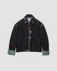 Prada Women's Bonded Leather and Houndstooth Jacket - 1