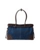 Prada Women's Bonnie Large Denim and Leather Top Handle Bag - 6