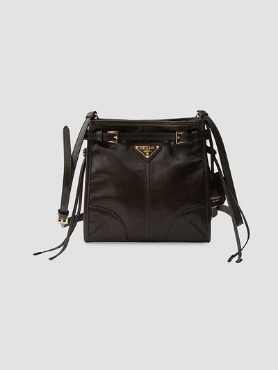 Prada Women's Bonnie Leather Mini Shoulder Bag