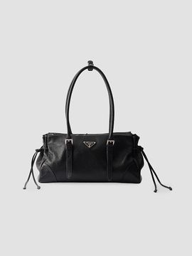 Prada Women's Bonnie Medium Antiqued Leather Top Handle Bag
