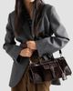 Prada Women's Bonnie Medium Corduroy and Leather Top Handle Bag - 2
