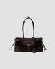 Prada Women's Bonnie Medium Corduroy and Leather Top Handle Bag - 9