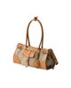 Prada Women's Bonnie Medium Linen and Leather East West Bag - 2