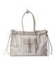 Prada Women's Bonnie Printed Linen and Leather Tote Bag - 1