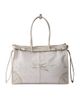 Prada Women's Bonnie Printed Linen and Leather Tote Bag - 6