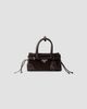Prada Women's Bonnie Small Corduroy and Leather Top Handle Bag - 1