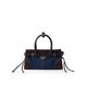 Prada Women's Bonnie Small Denim and Leather Top Handle Bag - 7