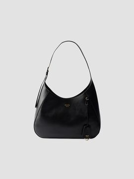 Prada Women's Boogie Large Leather Shoulder Bag