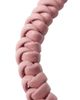 Prada Women's Braided Nappa Leather Bracelet with Metal Ornament - 4