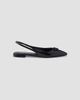 Prada Women's Brushed Leather Slingback Ballerinas - 1