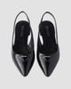 Prada Women's Brushed Leather Slingback Ballerinas - 2
