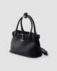 Prada Women's Buckle Small Leather Top Handle Bag with Belt - 2
