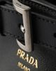 Prada Women's Buckle Small Leather Top Handle Bag with Belt - 5