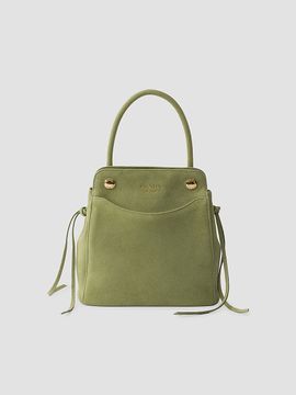 Prada Women's Carry Mini Suede Top Handle Bag
