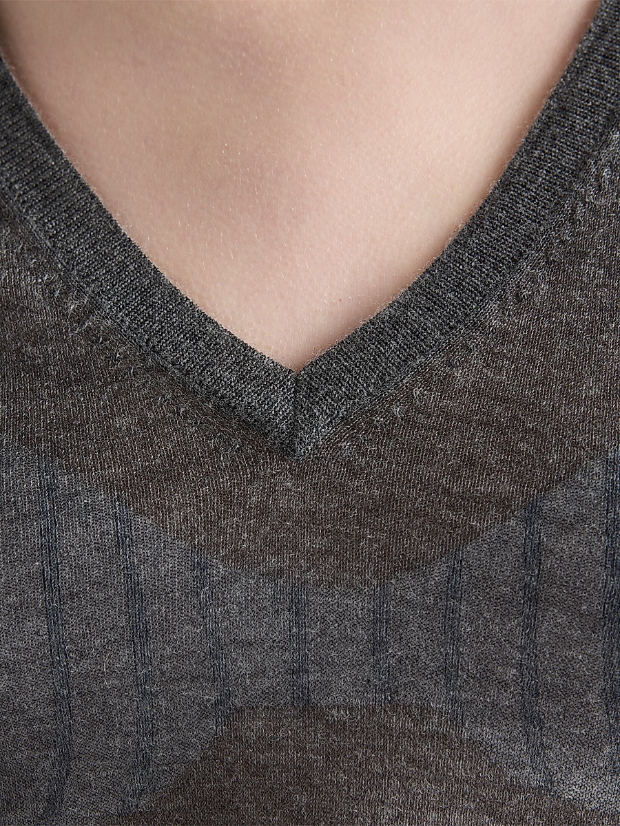 Prada - Women's Cashmere and Silk V-Neck Sweater