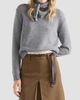 Prada Women's Cashmere Crew-Neck Sweater with Scarf - 3