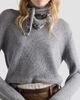 Prada Women's Cashmere Crew-Neck Sweater with Scarf - 5