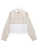 Prada Women's Chambray and Jersey Polo Shirt - 1