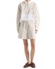 Prada Women's Chambray and Jersey Polo Shirt - 5