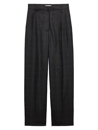 Prada Women's Checked Wool Pants