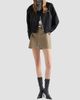 Prada Women's Chino Mini-Skirt with Zipper - 2