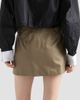Prada Women's Chino Mini-Skirt with Zipper - 4