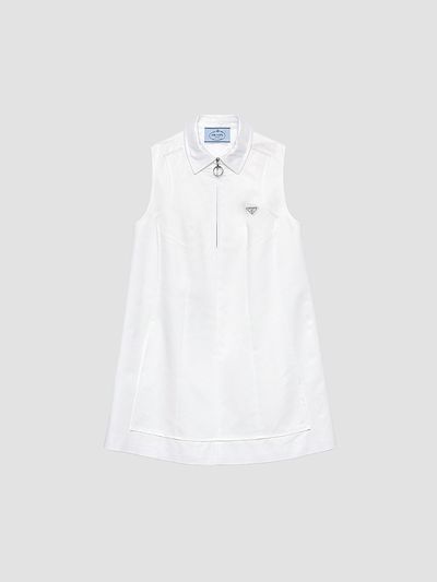Prada Women's Chino Zipper Mini-Dress