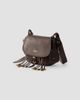 Prada Women's Corsaire Aged Leather Mini Shoulder Bag - 2