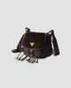 Prada Women's Corsaire Corduroy and Leather Mini Shoulder Bag - 2