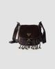 Prada Women's Corsaire Corduroy and Leather Mini Shoulder Bag - 7
