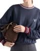 Prada Women's Cotton Fleece Crew-Neck Sweatshirt - 3