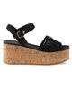 Prada Women's Crochet Wedge Platform Sandals - 1