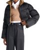 Prada Women's Cropped Nylon Down Jacket - 2