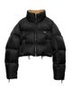 Prada Women's Cropped Nylon Down Jacket - 8