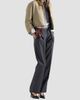 Prada Women's Cropped Technical Poplin Down Coat - 2