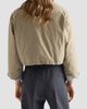 Prada Women's Cropped Technical Poplin Down Coat - 4